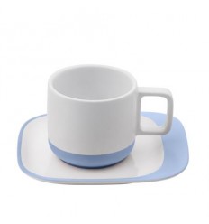 Чаша с чинийка за кафе и чай