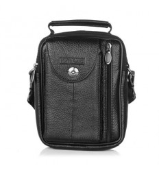 Мъжка черна чанта SILVER FLAME