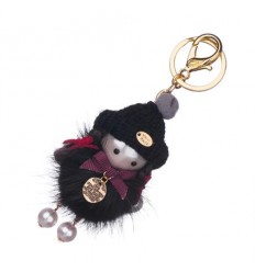 Ключодържател момиче с шапка