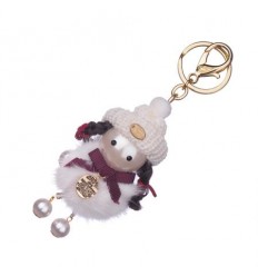 Ключодържател момиче с шапка