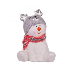 Снежно човече с шапка