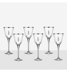 Чаши за вино с плочка 6 бр....