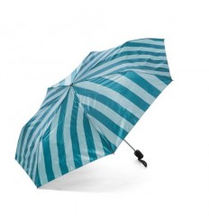 Дамски чадър зелено райе -...