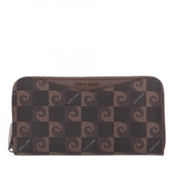 Дамско портмоне в кафяво с...