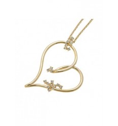 Колие “Give“ - Gold crystal