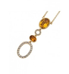 Колие “Never“ - злато+Topaz