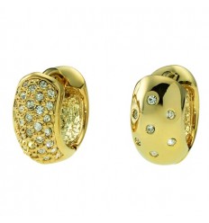 Обици “Double“ - злато +...