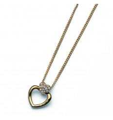 Колие “Cuore“ - злато +...