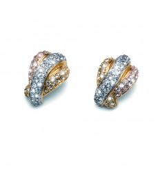 Обици“Trinity“ - злато +...