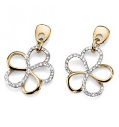 Обици “Arrange“ - злато +...