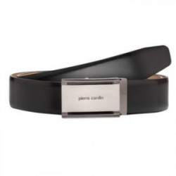 Мъжки черен колан с лого...