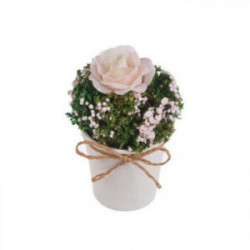 Аранжировка роза  - розова