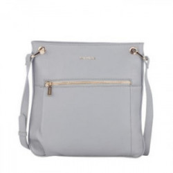 Дамска чанта цвят Сиво - ROSSI