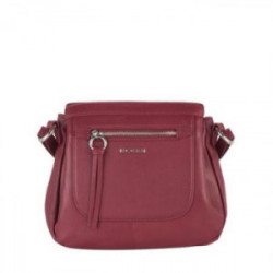 Дамска чанта цвят Винено...