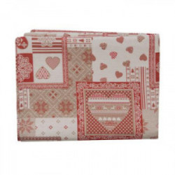 Коледна покривка със сърца...