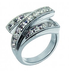 Пръстен “Loud“ - родий +...