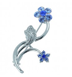 Брошка “Flowers blue“ -...
