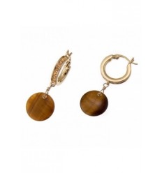 Обици “Tiger eye brown“