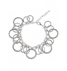 Гривна “Splash“ - родий+бял