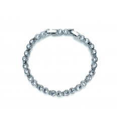 Гривна “Tennis“ - родий+бял