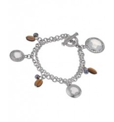 Гривна “Pale“ - родий+бял