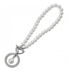 Гривна  “Center“ - родий+бял