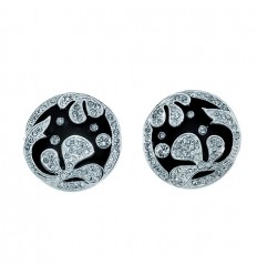 Обици “Sogno“ - родий +...