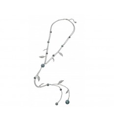 Колие “Nature“ - родий +...