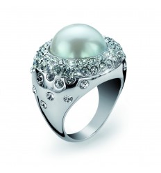 Пръстен “Frame“ - родий +...