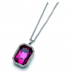 Колие  “Castello“ - родий +...