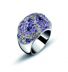 Пръстен “Mystery“ - родий +...