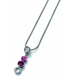 Колие “High“ - родий + розе