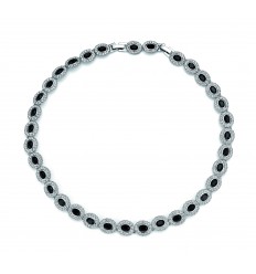 Колие “Baroness“ - родий +...