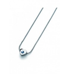 Колие “Love“ - родий + аква