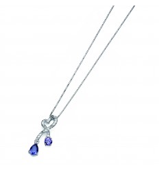 Колие “Lovable“ -  родий +...