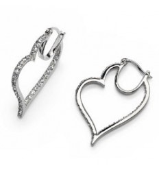 Обици “Hearty“ - родий +...