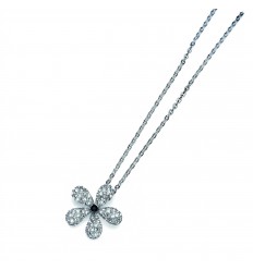 Колие “Bloom“ - родий +...