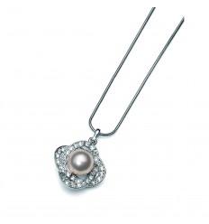 Колие “Commit“ - родий +...