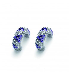 Обици “Pyramid S“ - родий +...