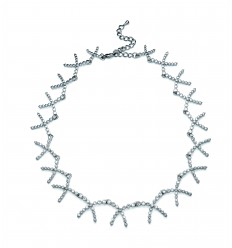 Колие “Cruise` - родий +...