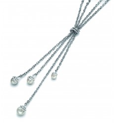 Колие “Pearl Up“ - родий +...