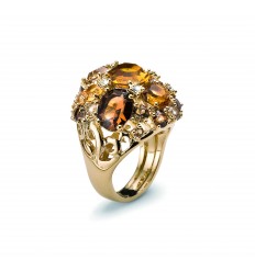 Пръстен “Spoty“ - злато +...