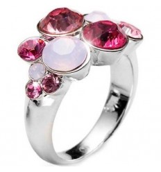 Пръстен “Plural“ - родий +...