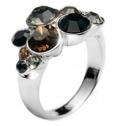 Пръстен “Plural“ - родий +...