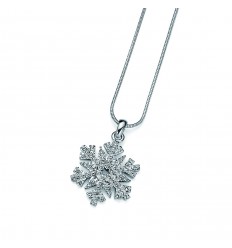 Колие “Natale“ - родий +...