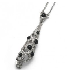 Колие “Track“ - родий +...