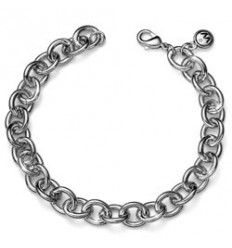 Гривна “Add“ - родий + кристал