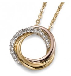 Колие “Unite“ - родий +...