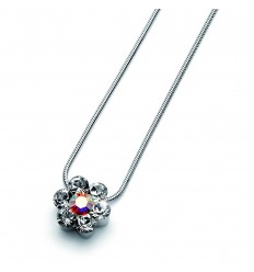 Колие “Flower“ -  родий +...