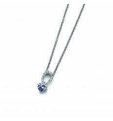 Колие “Gleam“ - родий +...